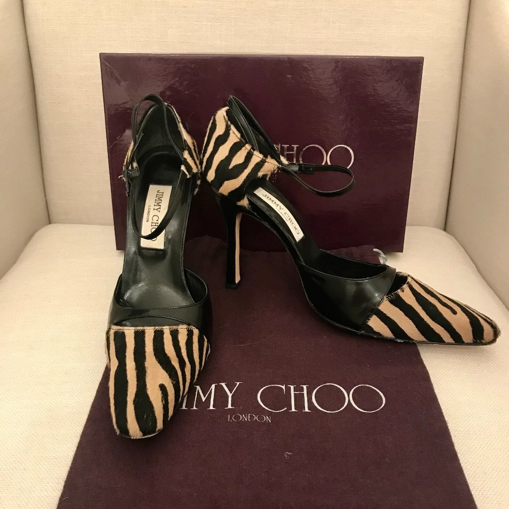 Jimmy Choo Zebra Heels